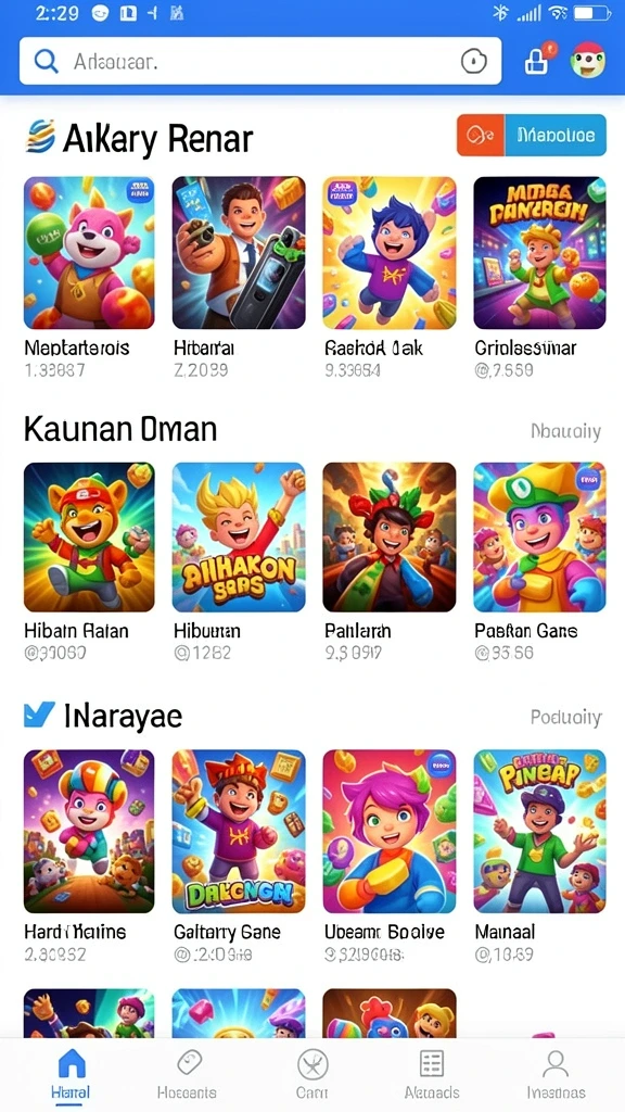 cuanhoki - Leaderboard yang menunjukkan posisi pemain secara real-time.