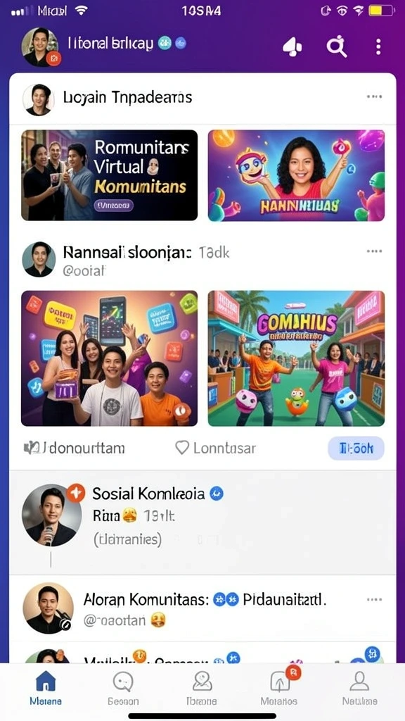menara4d - Tampilan awal game MENARA4D yang menarik.