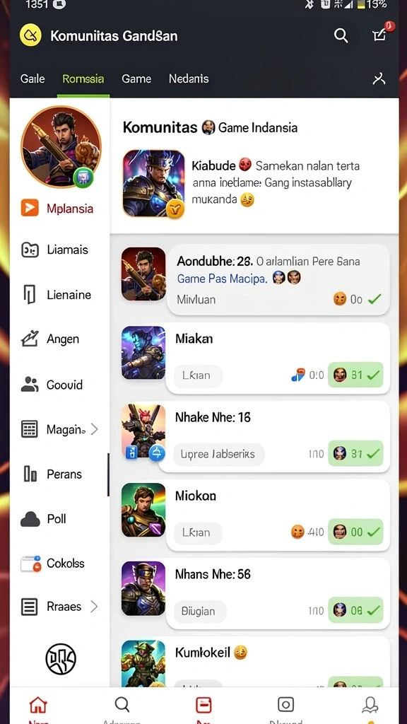 rezego - Karakter yang dikustomisasi dengan gaya unik milik pemain.