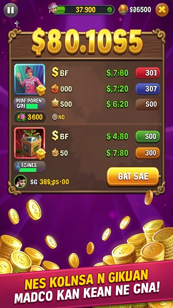 rsngame - Tangkapan layar menunjukkan antarmuka pengguna yang intuitif.